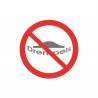No Drempel Sign