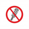 No Gewinde Sign