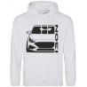 Hyundai I30N Facelift Outline Modern Hoodie