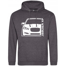 Jaguar XF 2012 Sportbrake Outline Modern Hoodie