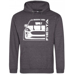 Ford Fiesta MK8 Outline Modern Hoodie