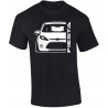 Ford Fiesta MK7 08-17 Outline Modern T-Shirt