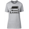 V-038 Volkswagen Golf MK4 Outline Modern T-Shirt Lady