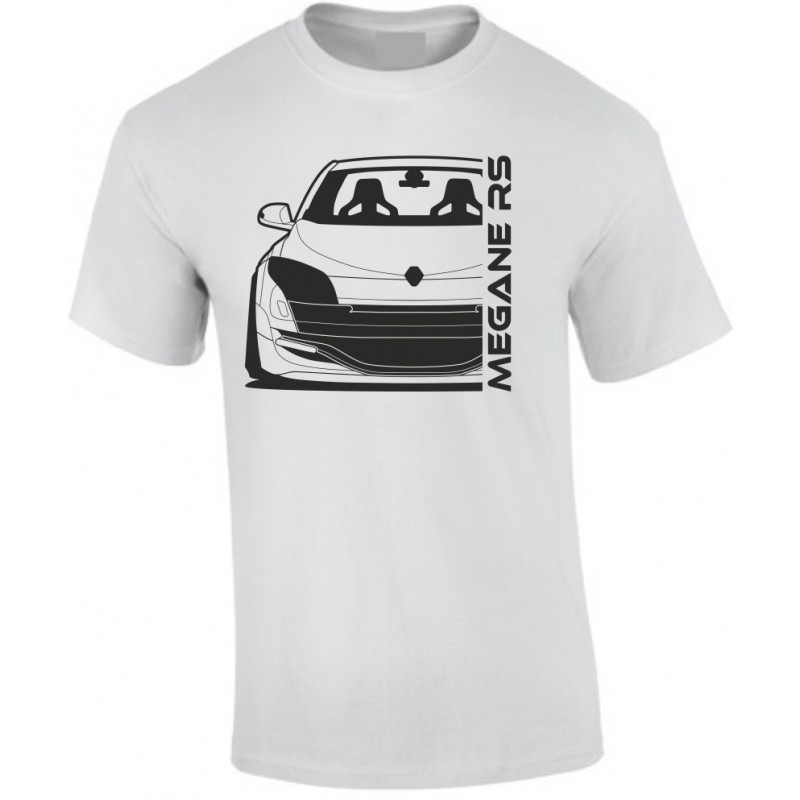 Renault Megane III RS 08-14 Vorfacelift Outline Modern T-Shirt