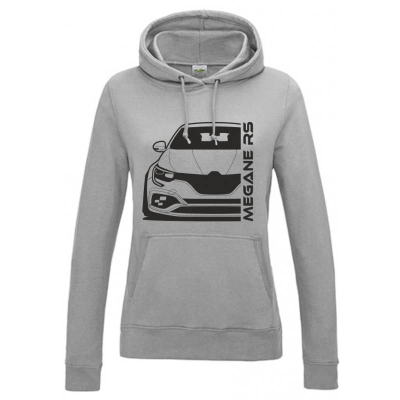 Renault Megane RS 18-20 Outline Modern Hoodie Lady