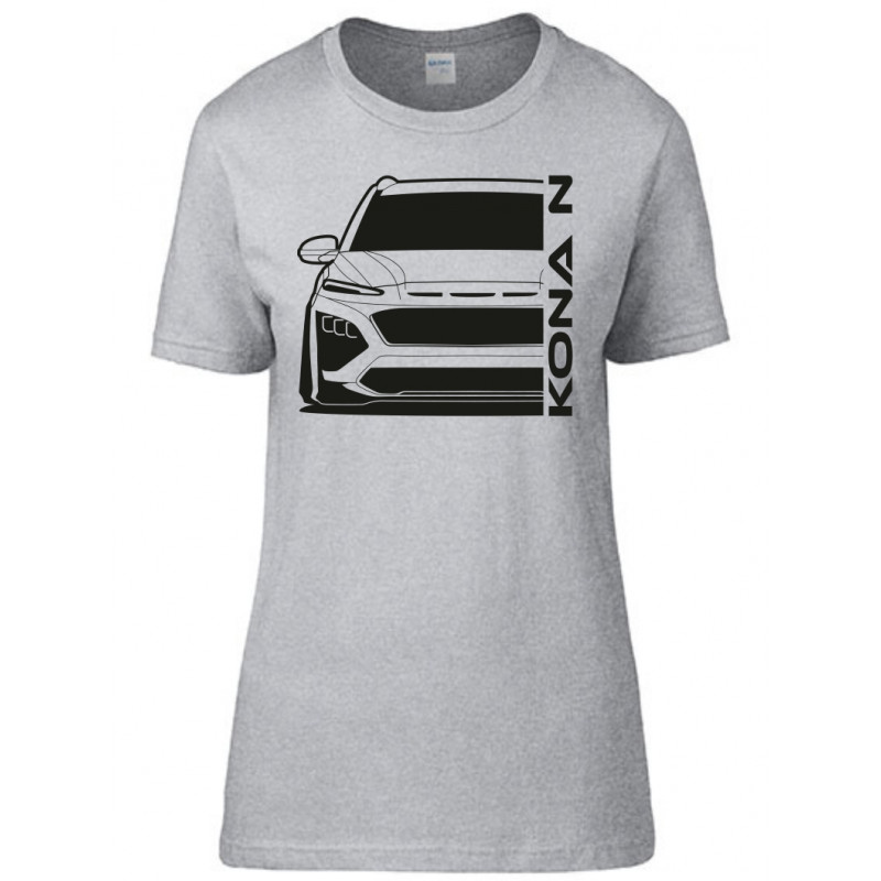 Hyundai Kona N 2022 Outline Modern T-Shirt Lady HY-009