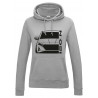 Hyundai I20 N 2020 Outline Modern Hoodie Lady HY-010