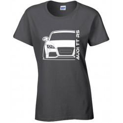 Audi TT RS Coupe 09 Outline Modern T-Shirt Lady A-007