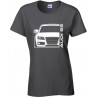 Audi S5 07 Outline Modern T-Shirt Lady A-006