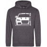 Audi TT RS Coupe 09 Outline Modern Hoodie A-007
