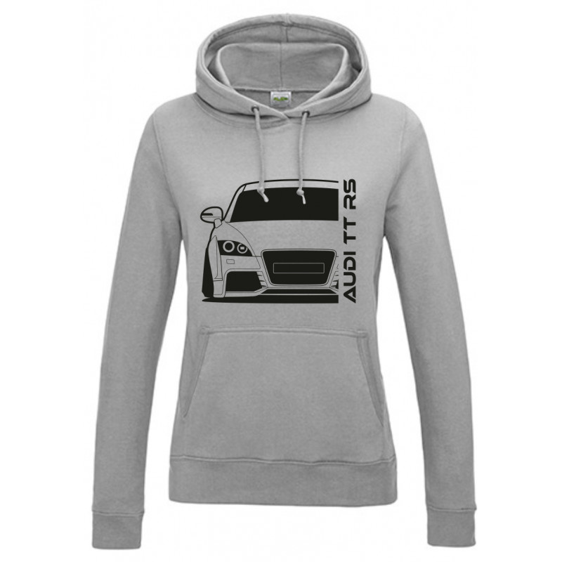 Audi TT RS Coupe 09 Outline Modern Hoodie Lady A-007
