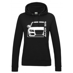 Audi S5 07 Outline Modern Hoodie Lady A-006