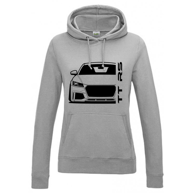 Audi TT RS 18 VFL Outline Modern Hoodie Lady A-009