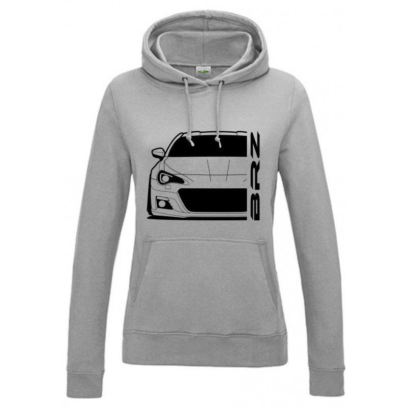 Subaru BRZ 2016 Outline Modern Hoodie Lady SU-006