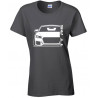 Audi TT RS 2018 FL Outline Modern T-Shirt Lady A-010