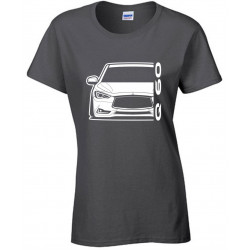 Infiniti Q60 17 Outline Modern T-Shirt Lady IN-002