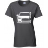 Infiniti Q60 17 Outline Modern T-Shirt Lady IN-002