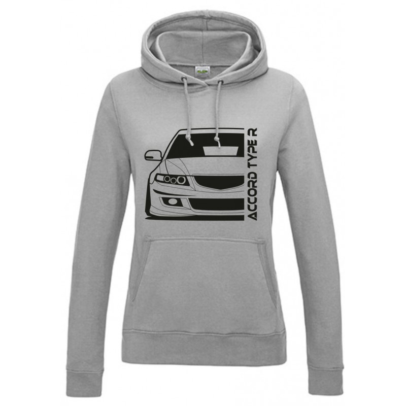 Honda Accord CL7 Type R 02-08 Outline Modern Hoodie Lady HO-048