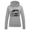 Honda Accord CL7 Type R 02-08 Outline Modern Hoodie Lady HO-048