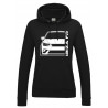 Seat Ibiza FR 20 Outline Modern Hoodie Lady S-002