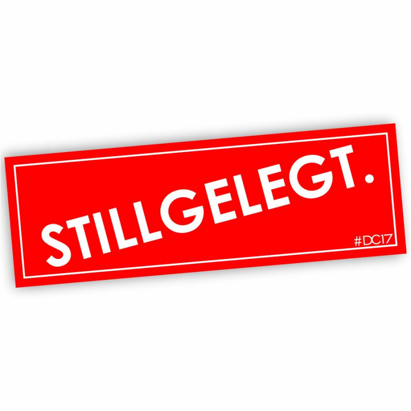SL-160 Stillgelegt Red Slapsticker