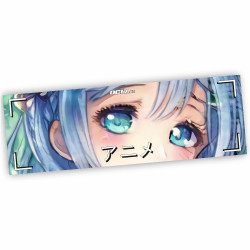 SL-113 Manga Anime Eyes Blue Hair Slapsticker
