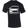 Tesla Model S 13 T-Shirt Outline Modern TE-001