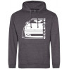 Mitsubishi Eclipse 1G Facelift Outline Modern Hoodie