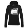 Mitsubishi Eclipse 1G Facelift Outline Modern Hoodie Lady