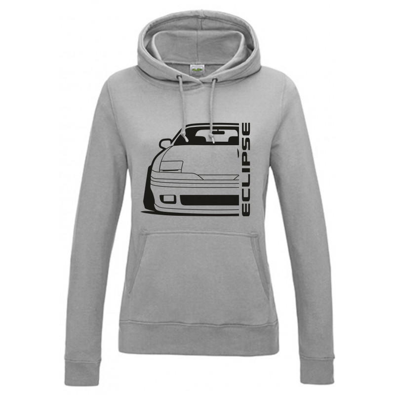 Mitsubishi Eclipse 1G Outline Modern Hoodie Lady