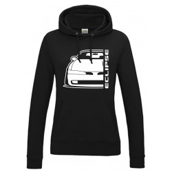 Mitsubishi Eclipse 1G US Modell Outline Modern Hoodie Lady