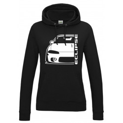 Mitsubishi Eclipse D30 Outline Modern Hoodie Lady