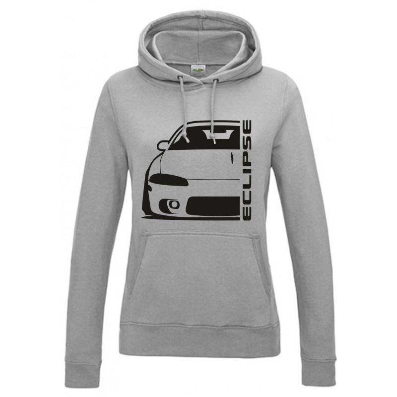 Mitsubishi Eclipse D30 Outline Modern Hoodie Lady