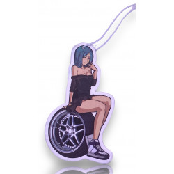 Girl Felge blue Hair Air Freshener