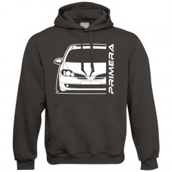 Nissan Primera P12 Outline Modern Hoodie NI-024