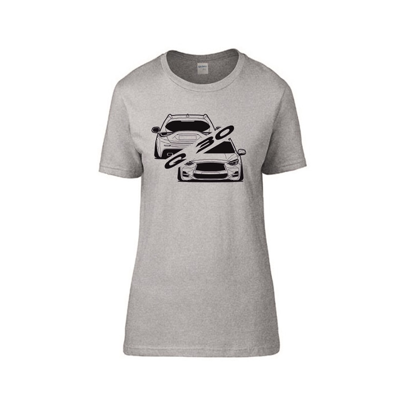 Infiniti Q30 BJ 2017 Front Back T-Shirt Lady IN-003