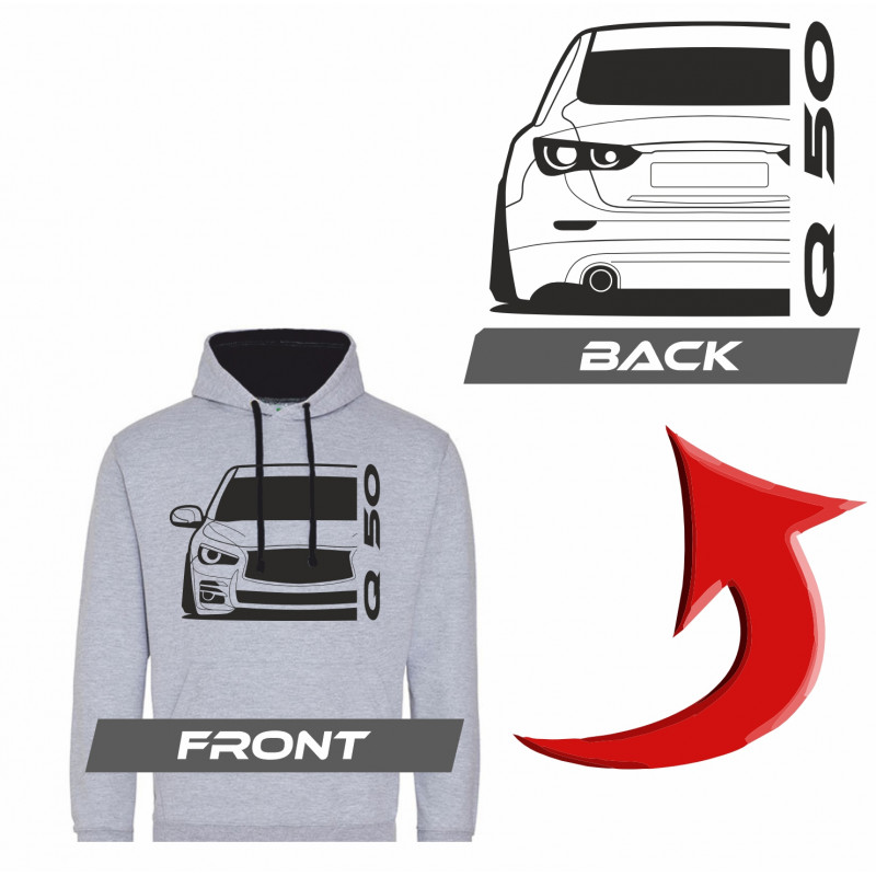 Infiniti Q50 14 2 Prints Hoodie Varsity IN-001