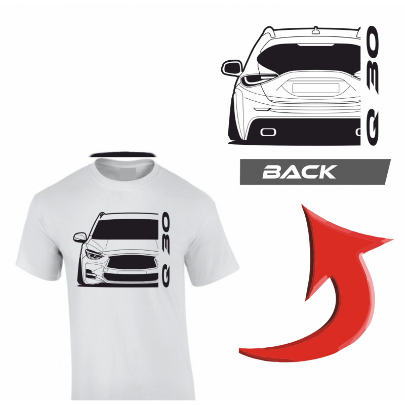 Infiniti Q30 BJ 2017 2 Prints T-Shirt IN-003