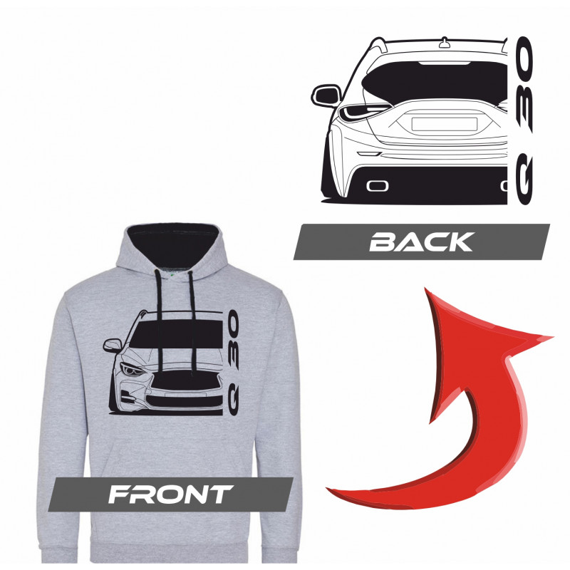 Infiniti Q30 BJ 2017 2 Prints Hoodie Varsity IN-003