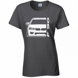 BMW M5 F90 18 Outline Modern T-Shirt Lady B-009