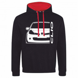 Renault Clio RS Phase 1 BJ 2005 Hoodie Varsity R-006