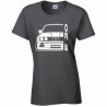 Bmw E30 Outline Modern T-Shirt Lady B-001