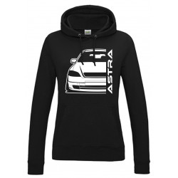 Opel Astra G Foglight Outline Modern Hoodie Lady