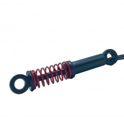 Schlüsselanhänger ( Car Key Chain ) Federbein Dämpfer Suspension Black