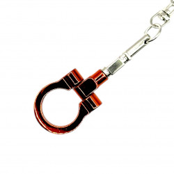 Abschlepphaken Öse Tow Ring Chrom - Red KC-227