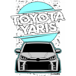 Toyota Yaris Flecken T-Shirt CP-007