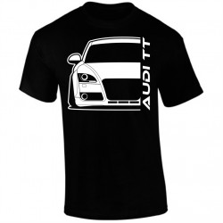 A-002 Audi TT 06-14 8J Outline Modern T-Shirt