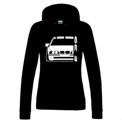 BMW E39 5er 95-01 Outline Modern Hoodie Lady B-008