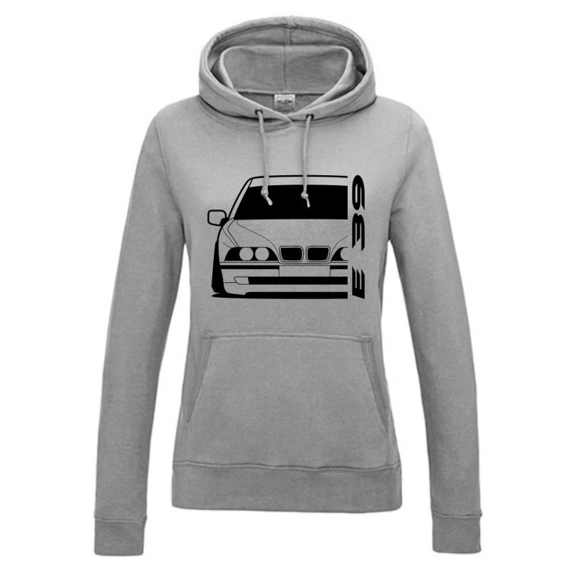 BMW E39 5er 95-01 Outline Modern Hoodie Lady B-008