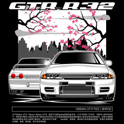 Nissan Skyline Gtr 32 T-Shirt CP-031